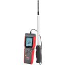 Uni-T Anemometrs UT362H, 0&ndash;999900 m&sup3;/min, 0&ndash;30 m/s, 99 datu kopas, 3 AAA, 120 cm, 0.5 s, Data Hold, auto izslēg&scaron;ana