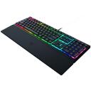 Razer Ornata V3 Klaviatūra RZ03-04460100-R3M1, USB, RGB LED, 10 Razer Chroma RGB apgaismojuma zonas, Mecha-Membrane, melna