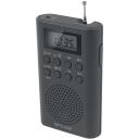 Muse Portatīvais radio M-03R, 2xAAA, FM 20 iepriek&scaron; iestatītas stacijas, LCD displejs, modinātājs, miega taimeris