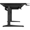 Genesis Moduārais Spēļu Galds NDS-2251, 180cm, 70-90cm, melns, MDF, kauss turētājs, austiņu turētājs, vadu pārvaldība