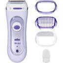 Braun Moteri&scaron;kas skustuvas LS 5560, 330g, violetinis, akumuliatorius, 40min, 3 antgaliai, SoftStrip, EasyGlide