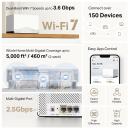 Mercusys juhtmevaba juurdep&auml;&auml;supunkt Halo H27BE(2-pack), 802.11ax, 1xRJ-45, Mesh tugi, MU-MIMO ei