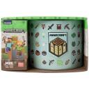 Paladone Minecraft kruus PP14641MCF, 400ml, sinine, reljeefne disain Crafter Block ja Earth Block