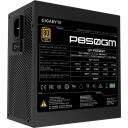 GIGABYTE Блок питания GP-P850GM, 850W, 100-240V, 50-60Hz, 80 PLUS Gold, полностью модульный дизайн, активное охлаждение