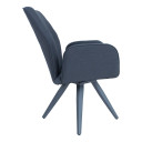 Krēsls COLUMBUS grozāms, tumši pelēks 15014