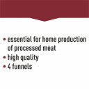 Vertikalus dešrų pildytuvas 2,5 kg iš nerūdijančio plieno su 4 antgaliais 16×22×49 cm 311007 Browin