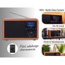 Adler raadio, AD 1184, 15W, 220-240V, 50-60Hz, Bluetooth 5.0, 2 &auml;ratusaega, 40 eelnevalt seadistatud jaama