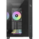 Gamemax Korpus NEX C33 BK, 1 x 3.5", 1+1 x 2.5", 5 laiendusslotti, MATX/BTF, 2 x USB 3.0, 1 x USB-C, 1 x k&otilde;rvaklapid