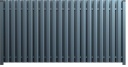 Профилированные металлические штакеты Polo PMx2 RAL7016 (матовый cерый антрацит) POLO_PMx2_RAL7016