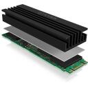 Raidsonic Siltuma uztvērējs M.2 SSD diskiem IB-M2HS-70, 22mm, 70mm, 10mm, 3x silikona termiskās plāksnītes