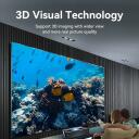 Vention HDMI kabelis 0.75M AACBE, 4K 60Hz, 18 Gbit/s, 3D, auksiniai jungtys, juodas