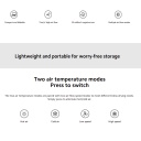 Kompakts matu žāvētājs ar 1600 W jaudu negatīvo jonu funkciju un salokāmu rokturi Compact Hair Dryer H101 Rozā BHR7474EU Xiaomi