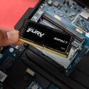 Kingston Fury Impact KF432S20IB/8, 8 GB, DDR4, 3200 MHz, SO-DIMM 260-pin, &uuml;hekordne, ODT, must PCB, CL20