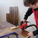 Zāģis ar pendulu TC-JS 80/1, EINHELL, 4321145, 550 W, 4 ātrumu iestatījumi, griešanas dziļums līdz 80 mm