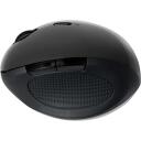 Logilink Pele ID0139, 2.4GHz, 1600dpi, 6 pogas, bezvadu, melna, ergonomiska forma, FSK Autolink