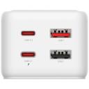 Fixed pagarinātājs FIXCS65-1.5-WH, 1.5m, 65W, 1 x CEE 7/7, 1 x CEE 7/3, 2 x USB-C, 2 x USB Type A