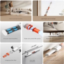 Беспроводной пылесос мощностью 180 Вт напряжением 14.4 В и временем работы до 40 мин P30 Белый BHR08J7EU Xiaomi