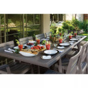 I&scaron;skleidžiamas sodo stalas Keter Harmony Extendable 29202278587 KETER 162-241x100,5x74cm baltas/rudas