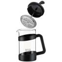 Resto prantsuse press 90508, 600 ml, Borosilikaatklaas, Roostevaba terasfilter, Plastmassist kaas, Must