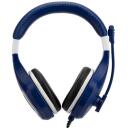 Subsonic Spēļu austiņas SA5582-1, 40mm, 20-20000Hz, stereo, regulējams mikrofons, 3.5mm spraudnis