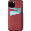 Krusell Sunne CardCover Apple iPhone 11 Pro Max 61795, 6.5", punane, nahk, 1 krediitkaart