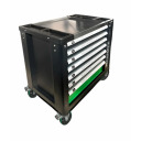 Instrumentu ratiņi ar 172 priek&scaron;metiem, ROCKFORCE, RF-55306, 7 izvelkamie atvilktnes, profesionāla kvalitāte.