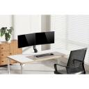 Neomounts monitors stiprinājuma roka FPMA-D860DBLACK, 10-27", 7 kg, 240-470 mm augstuma regulē&scaron;ana, 360&deg; rotācija, 20&deg; svēr&scaron;ana