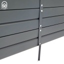 K&otilde;rgendatud aiapeenar Klasika Garden 1500x750x300mm, v&auml;rvitud RAL7016 3075150P