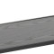 Riiul SEAFORD 114x35xH78cm, 4 riiulit, riiul: melamiin, värv: hall, raam: must metall