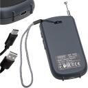 Adler Mini Raadio CR 1905, 900mAh, 1 k&otilde;lar, LCD ekraan, 20 eelnevalt seadistatud jaama, &auml;ratusfunktsioon