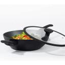 Russell Hobbs Crystaltech k&otilde;rge wok RH01860EU7, 28cm, must, alumiinium, 8cm, kaanega