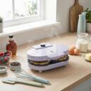 Giles & Posner Vafeļu panna EK6700GSPPVDE, 1400 W, 18 cm, regulējams termostats, nepiedego&scaron;s pārklājums, indikatora lampiņas