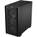 Asus Korpus A21 PLUS TG ARGB BLACK, 220mm, 430mm, 465mm, 1x 120mm tagumine ventilaator, 3x 120mm esiventilaatorid