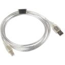 Lanberg USB kaabel 2.0 AM-BM 3M CA-USBA-12CC-0030-TR, 3m, 480Mbit/s, l&auml;bipaistev, USB A isane, USB B isane
