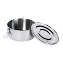 Nerūsējo&scaron;ā tērauda pārtikas trauks, 1,5 L, silikona blīve, R555203, BasicNature