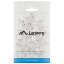 Lanberg RJ45 tīkla spraudnis PLU-5000, 100 gab., UTP, 8P8C, caurspīdīgs, neekranēts, vītā pāra