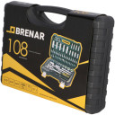 Otsikute komplekt, 108tk, 1/2";, 1/4"; CR-V 8876 BRENAR