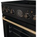 Gorenje Elektrinė viryklė GECS5B70CLB 740570, 9201 W, 70 l, 4 degikliai, 11 funkcijų, Aqua Clean, Stiklo keramikos pavir&scaron;ius