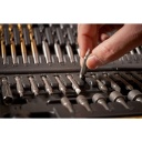 100 daļu urbšanas un skrūvēšanas komplekts, STANLEY, STA88548-XJ, dažādi piederumi un izturīgs korpuss