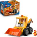Lego Konstruktors 60483, 61 gab., gumijas riepas, iekrāvēja kauss, ekskavatora āķis, juniora minifigūra