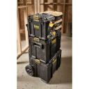 Dewalt Įrankių dėžė DWST08035-1, 351.5 mm auk&scaron;čio, 255 mm ilgio, 35 kg talpa, IP65, 6 dalys, dviejų medžiagų rankena