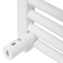 Electric bathroom radiator with LED display, 600 W power, and IP24 protection AD 7824 White Adler