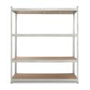 Izturīgs uzglabāšanas plaukts, KREATOR, KRT674005, Maksimālā slodze: 1000 kg, 4 plaukti