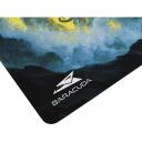 Baracuda spēļu peles paklājiņ&scaron; DARKWATER BGMP-03, 750x350mm, 3mm, daudzkrāsains, &scaron;ūnu gumija/tekstils, neslīdo&scaron;a virsma