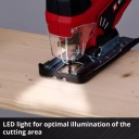 Bezvadu līmējo&scaron;ā zāģa TC-JS 18 Li - Solo, EINHELL 4321209, precīzai grie&scaron;anai, 18V, bez akumulatora un lādētāja.