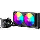 Gamemax protsessori vedelikjahutus GLACIER 240 LCD BK, 240mm, 85.82 cfm, TDP kuni 280W, ARGB ventilaator