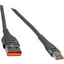 Tracer USB кабель TRAKBK47487, 1м, 48Вт, 2.4А, 480Mbit/s, USB A, USB Type-C, серый