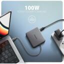 Axagon USB хаб HMC-5HL 5in1 5Gbps, 2x USB 5Gbps, 1x HDMI, 1x RJ-45, 0.2m силовой кабель