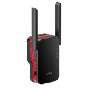 AX3000 WiFi 6 Mesh Repeater Dubultā josla Gigabit ports WPS WPA3 signāla gaisma melns Cudy RE3000