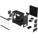 Fractal Design Korpus Pop Silent FD-C-POS1A-02, 7.3kg, 2xUSB 3.0, 2x5.25'', 4x2.5'', 3x3.5'', klaasist k&uuml;lgpaneel, tolmu filtrid